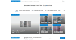 Desktop Screenshot of beatadsenseban.com
